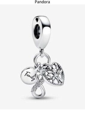 Pandora Family Infinity Triple Dangle Charm